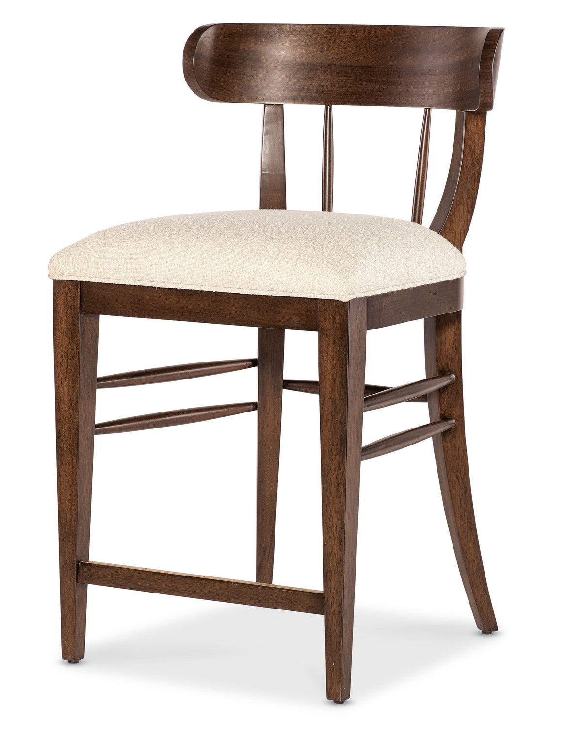 Archives Counter Stool - Dark Brown / Beige by Hooker Furniture - View 4