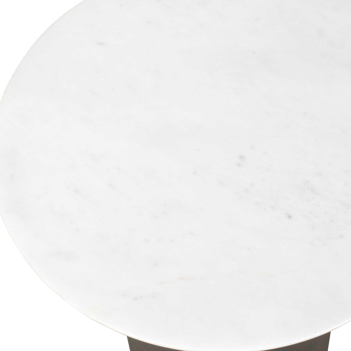 Olso Outdoor Accent Table Bronze / White - Dark Brown / White by Uttermost - View 3