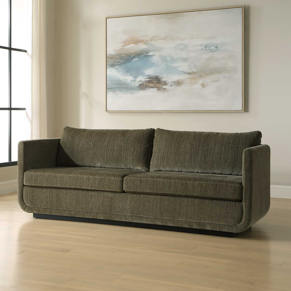 Abound Sofa Herb - Dark Green by Uttermost - View 3