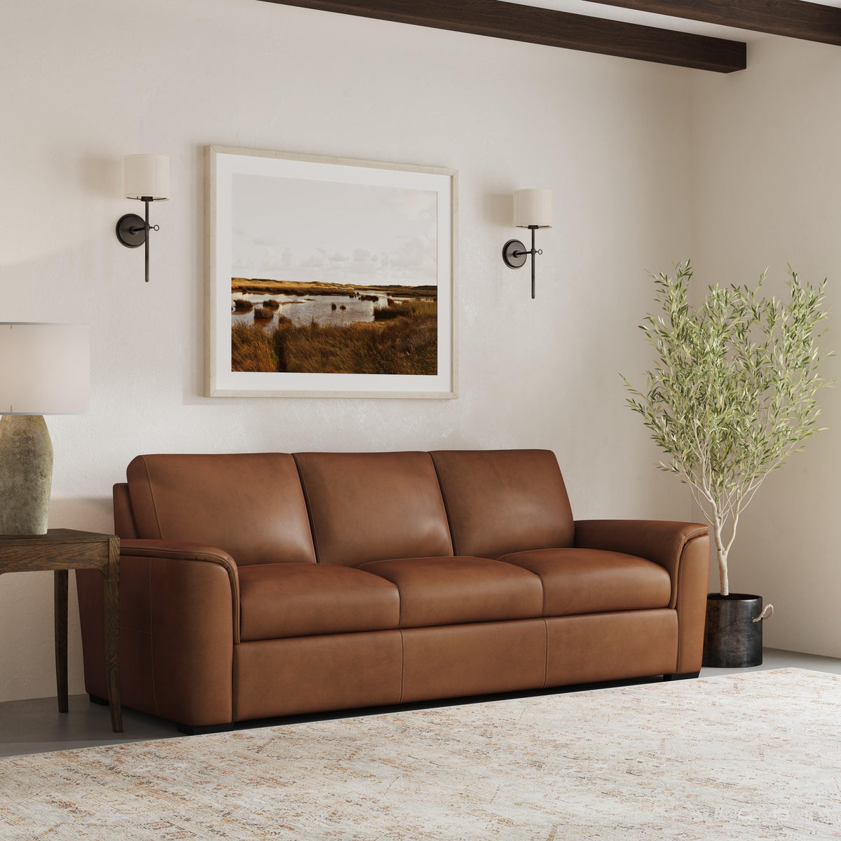 Henry Sofa - Caramel | Flexsteel