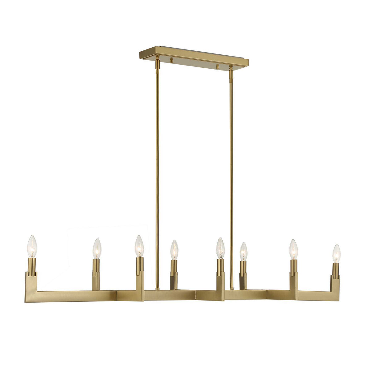 Cordoba 8 Light Linear Chandelier - Gold by Uttermost - View 4