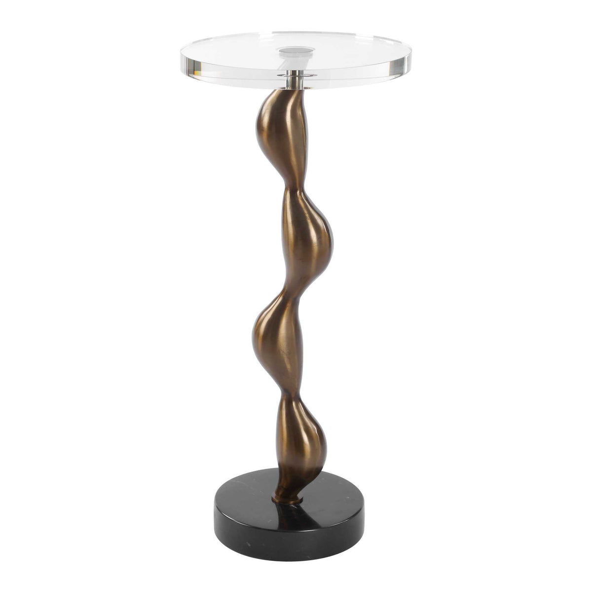 Remolino Drink Table - Bronze by Uttermost - View 3