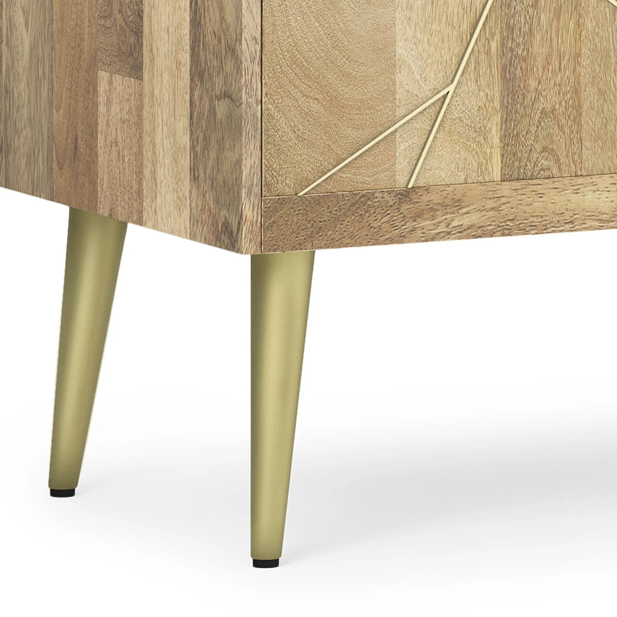 Jager - TV Media Stand - Natural - sold by Home Elegance USA