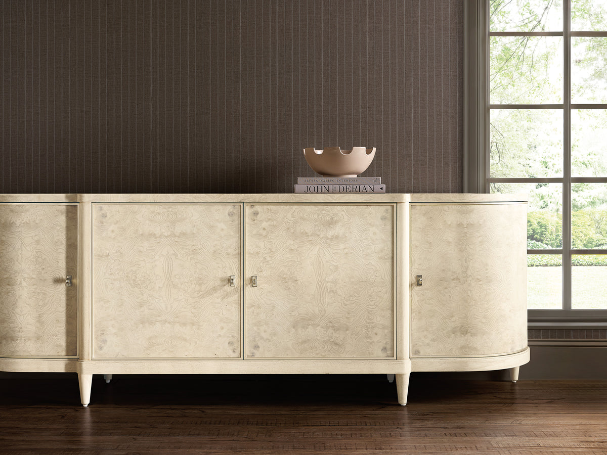 Archives Entertainment Console Alabaster - Beige by Hooker Furniture - View 10