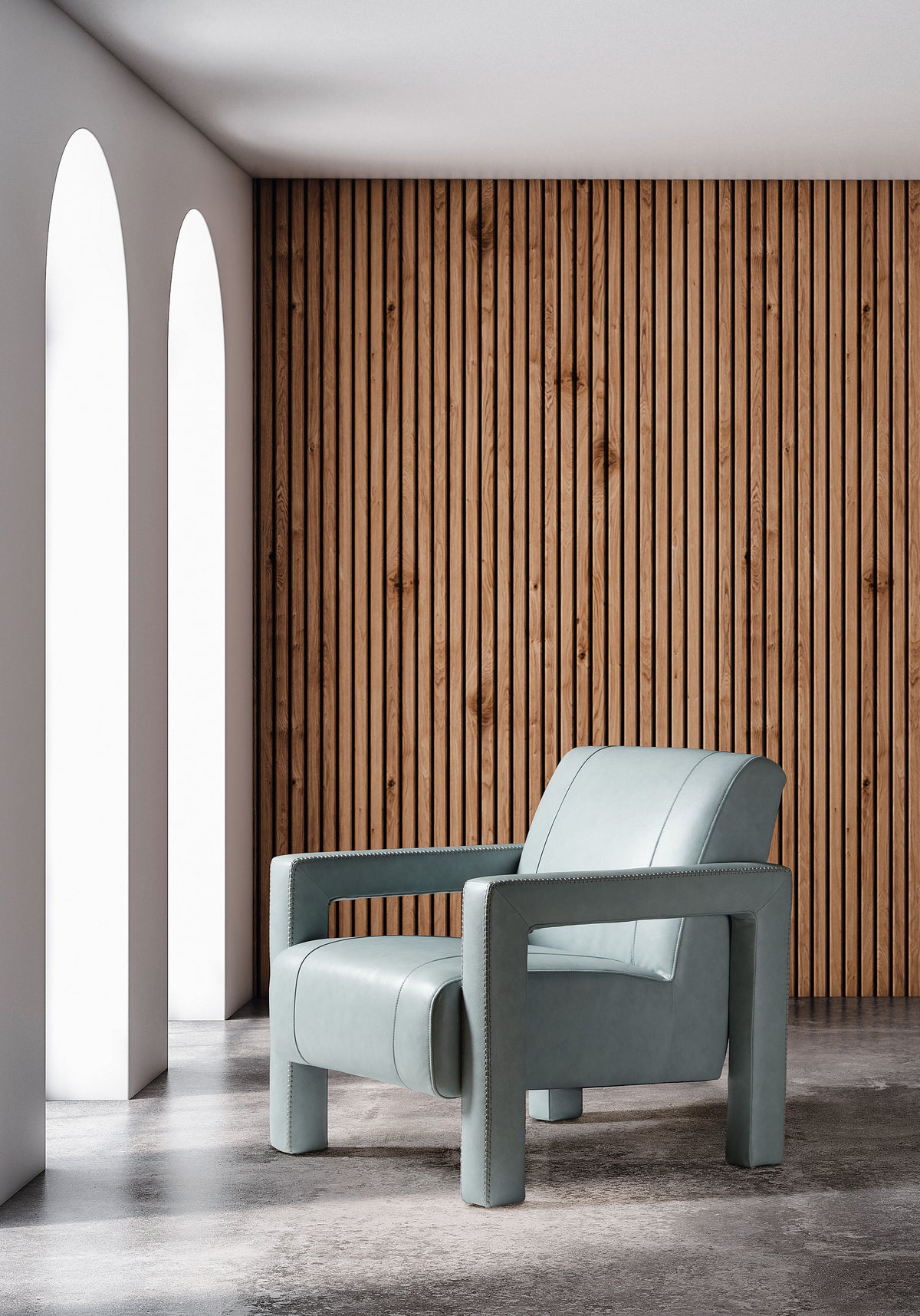 Covette Accent Chair - Light Blue by Hooker Furniture - View 3