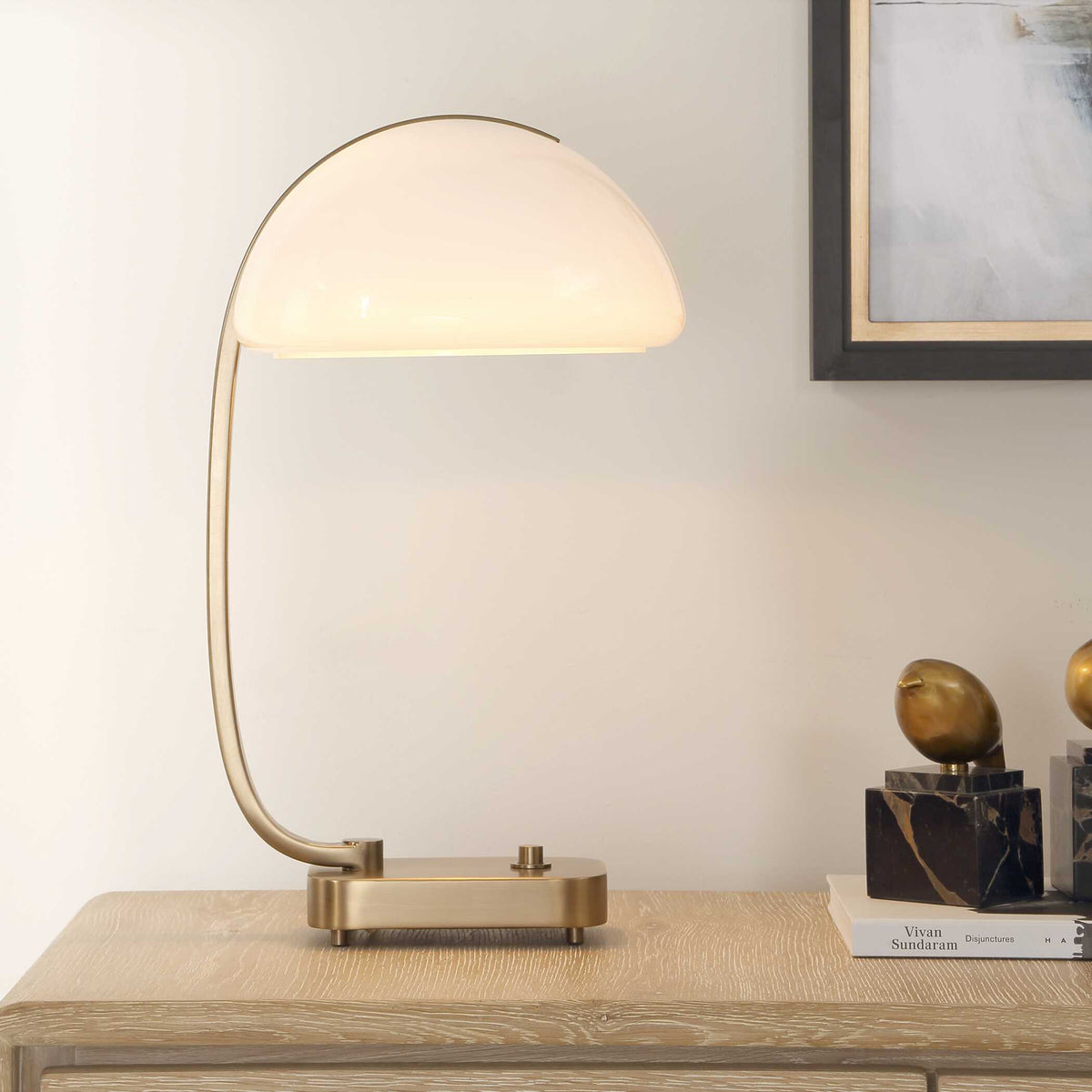 Bend The Rules Desk Lamp Brass - Gold by Uttermost - View 2