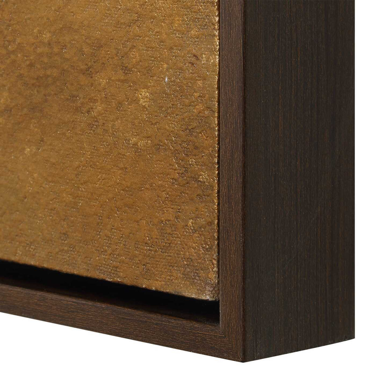 Burn Hand Painted Canvas Brown / Woodtone - Dark Brown by Uttermost - View 6
