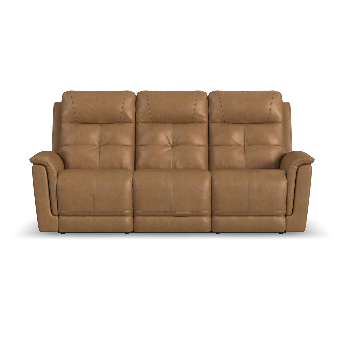 Ranger Power Reclining Sofa With Console, Power Headrest, Lumbar, Heat & Massage - Oakridge | Flexsteel