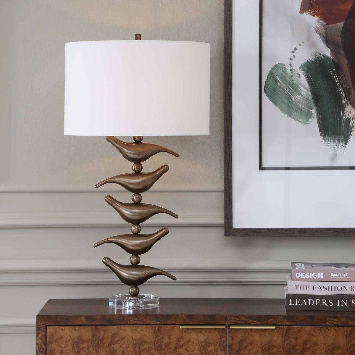 Sing Song Table Lamp - Bronze by Uttermost - View 4