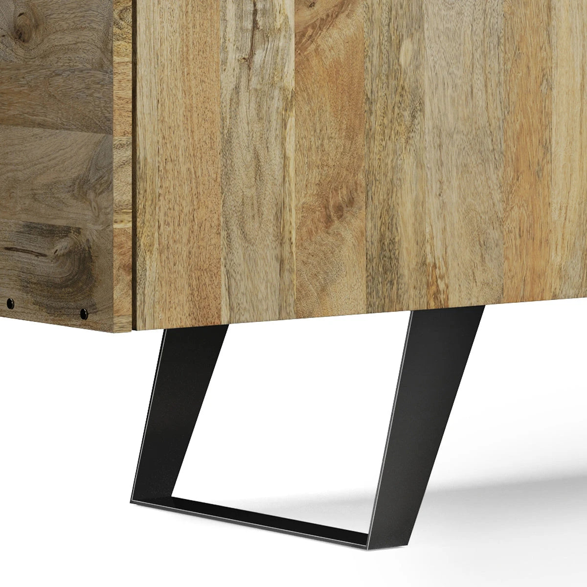 Lowry 72 inch Wide Solid Wood TV Stand in Natural For TVs up to 80 inches - sold by Home Elegance USA