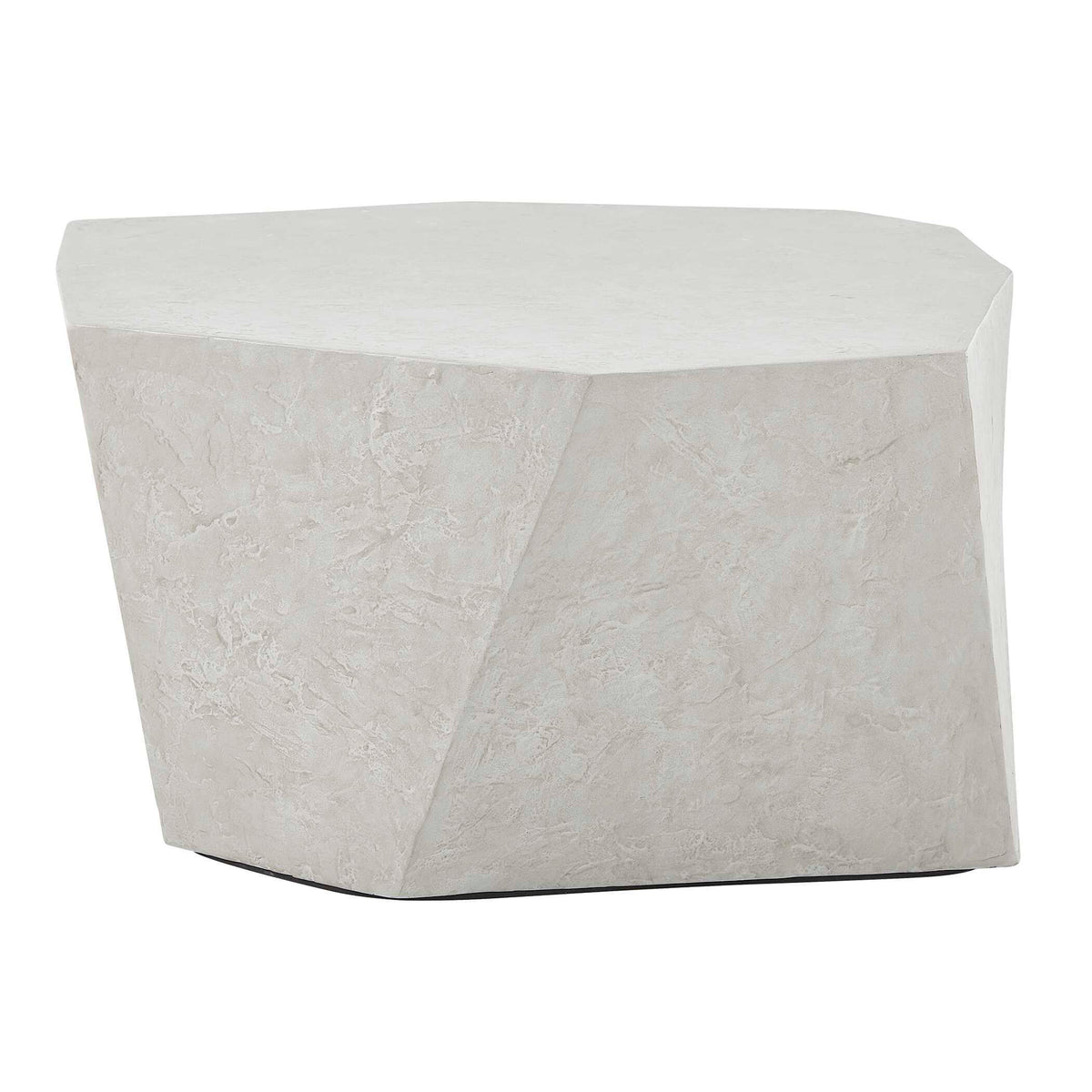 Parra Outdoor Coffee Table Limestone - White by Uttermost - View 5