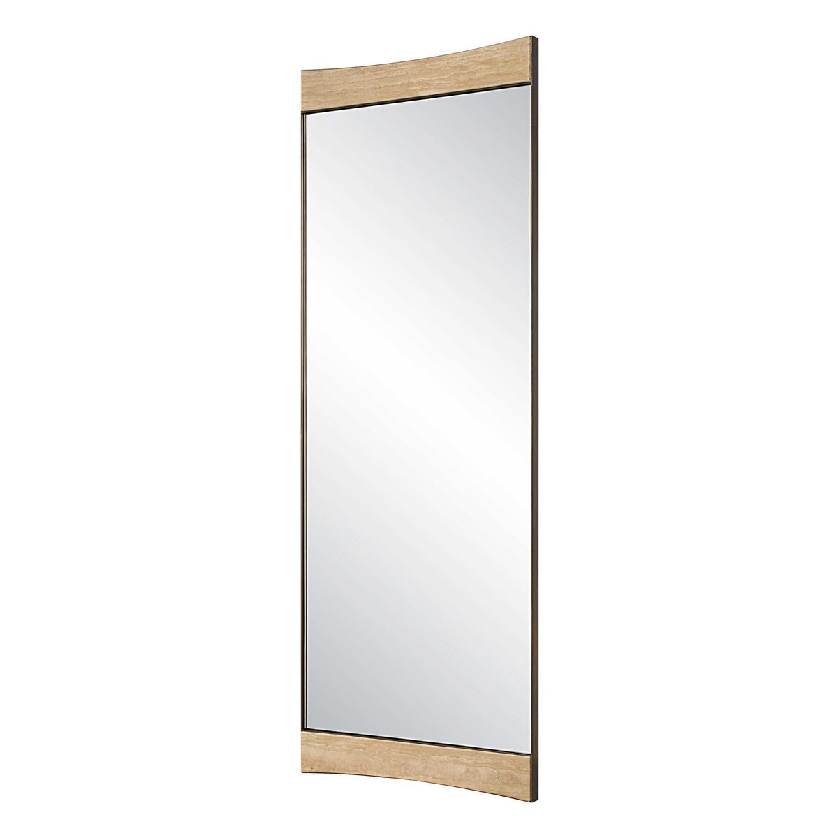 Russo Oversized Modern Mirror - Light Brown by Uttermost - View 4