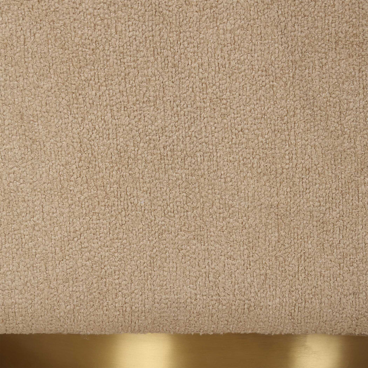 Grounded Modern Swivel Chair - Light Brown by Uttermost - View 9