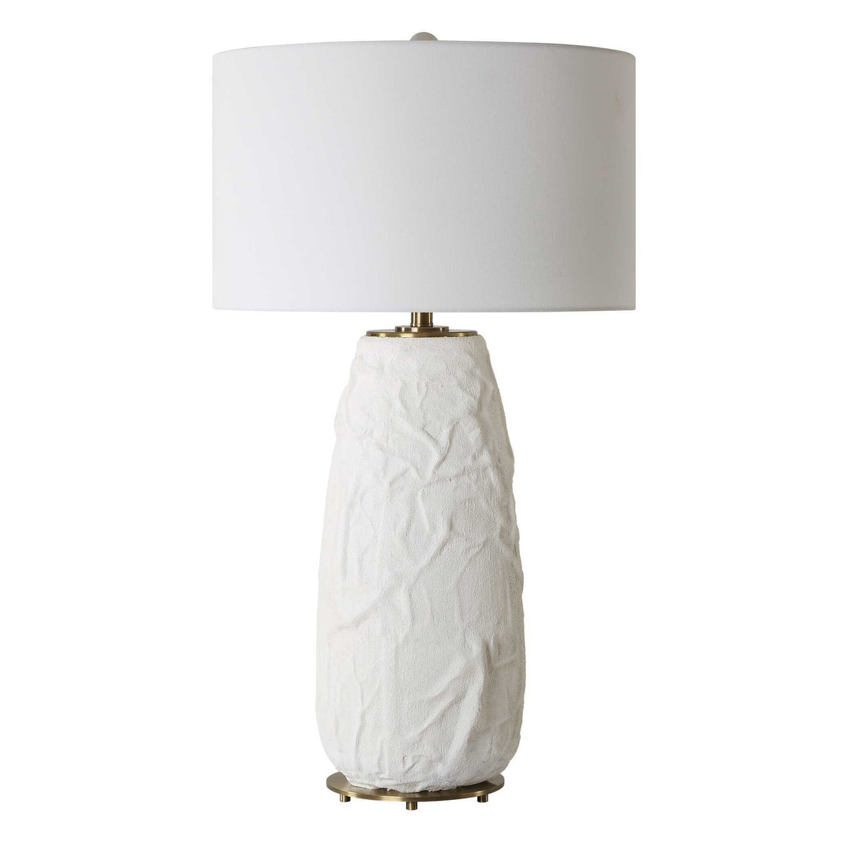 Vida White Table Lamp by Uttermost - View 4