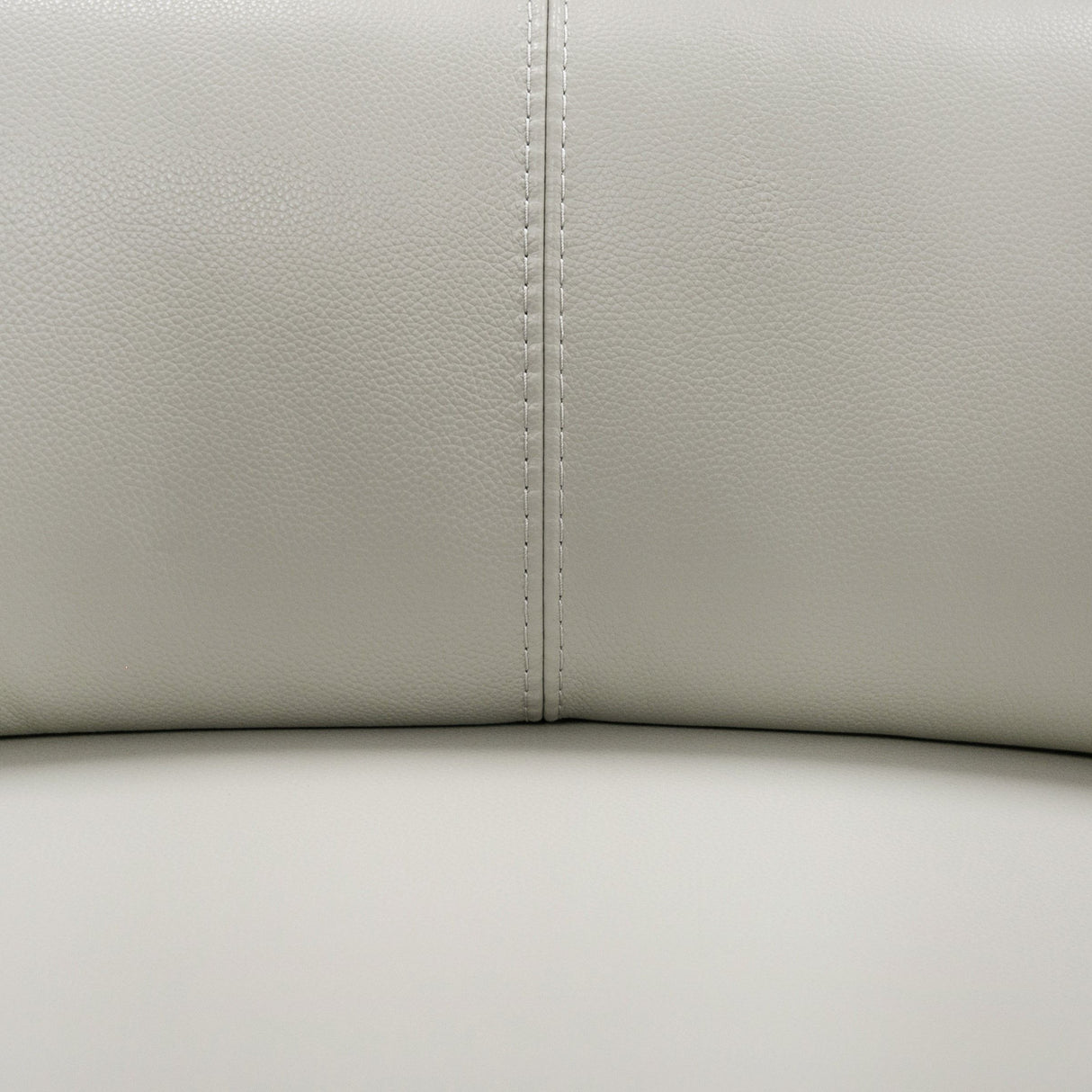 Divani Casa Eden - Modern Grey Leather Armchair