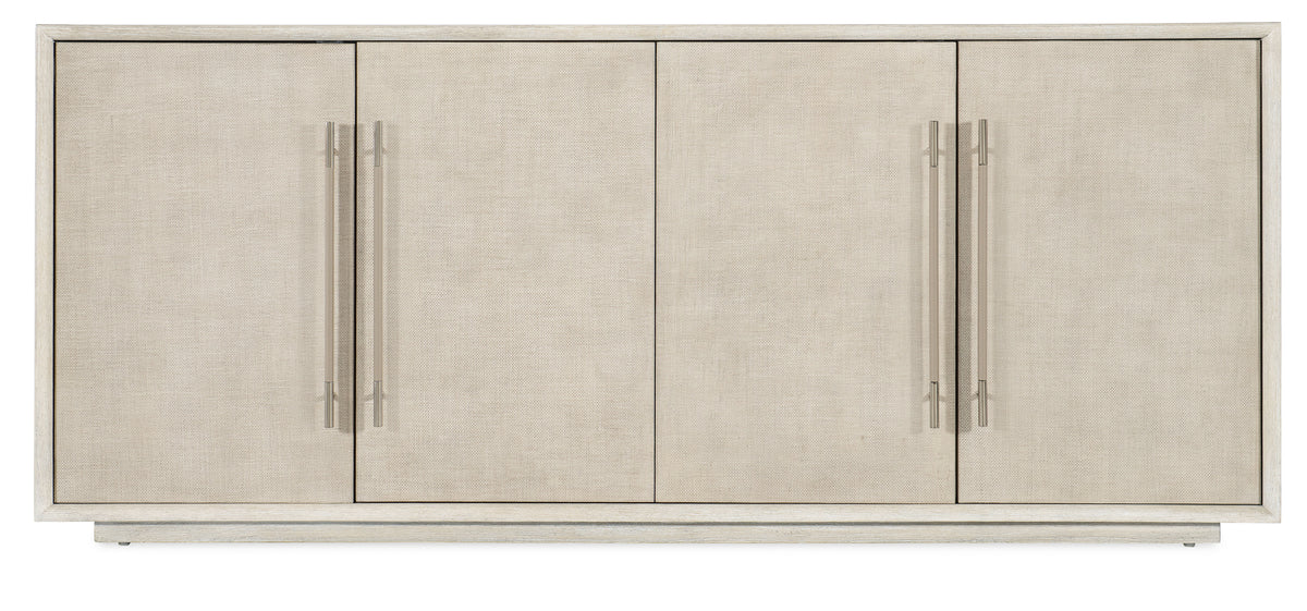 Modern Mood Entertainment Console - Beige by Hooker Furniture - View 4
