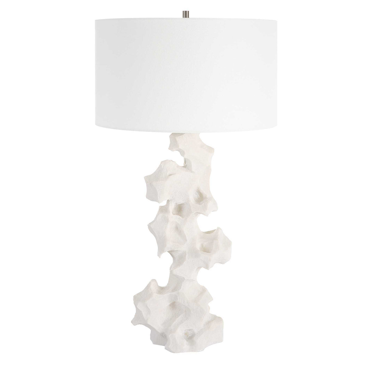 Remnant White Marble Table Lamp by Uttermost - View 4