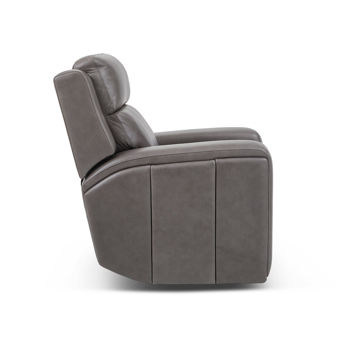Wyatt Power Recliner With Power Headrest & Lumbar - Gunmetal | Flexsteel