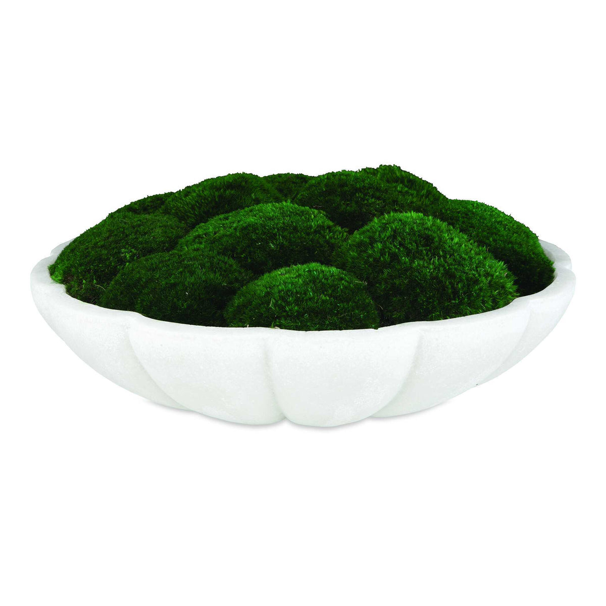Awaken Moss Centerpiece - Green / White by Uttermost - View 1