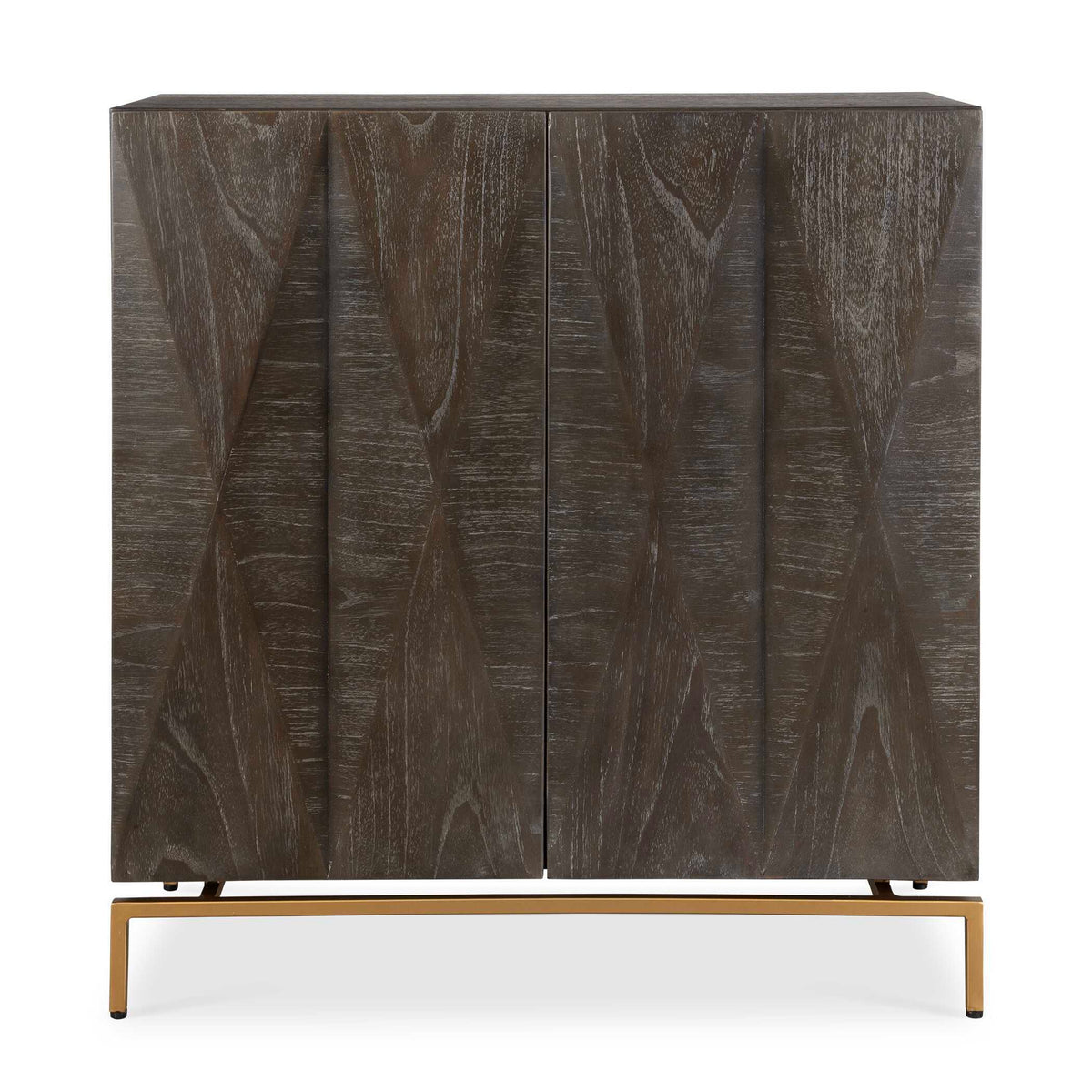 Marico 2 Door Mindi Cabinet - Dark Brown by Uttermost - View 1