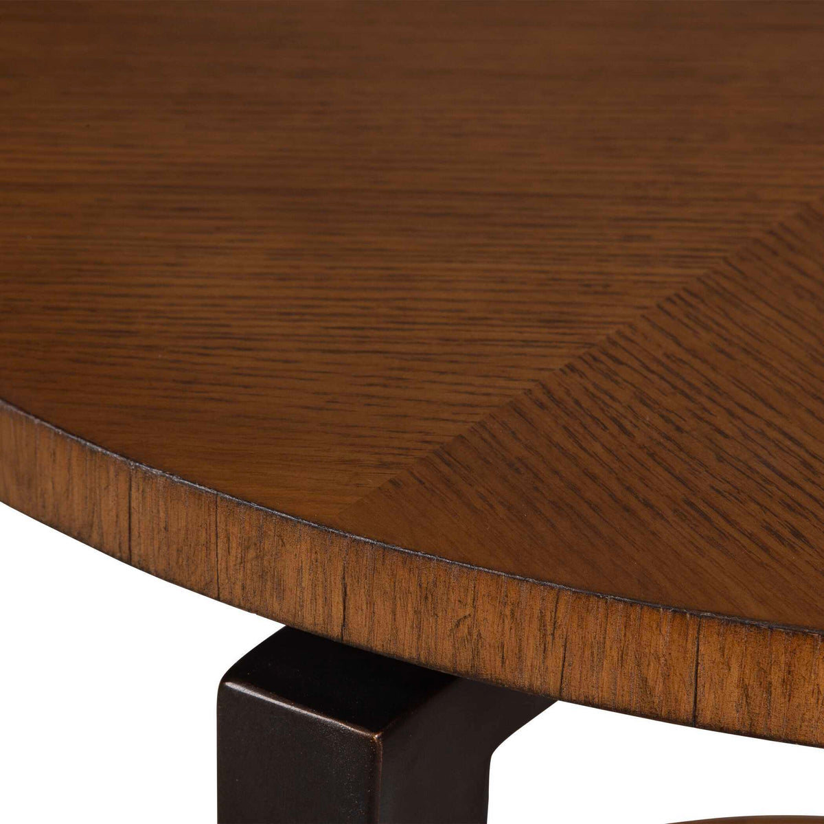 Loddon Side Table Oak - Dark Brown by Uttermost - View 5