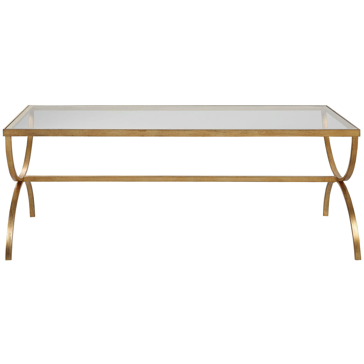 Crescent Coffee Table - Gold by Uttermost - View 1