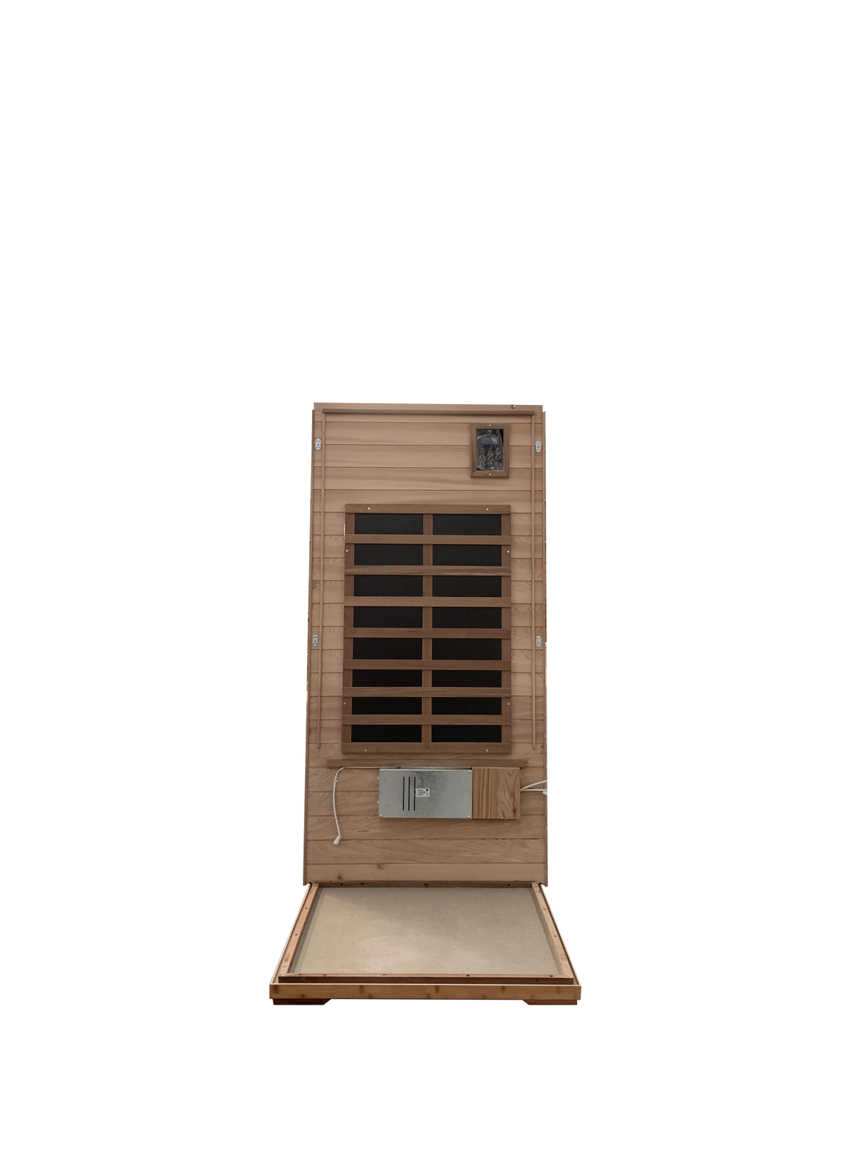 Red Cedar 1-Person Infrared Sauna – Indoor & Outdoor Wooden Home Sauna - sold by Home Elegance USA