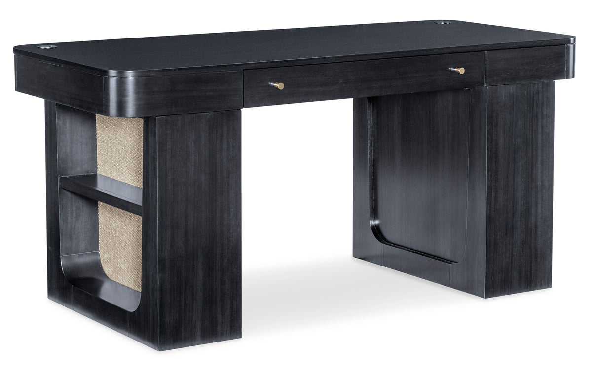 Adjustable-Height Desk - Black by Hooker Furniture - View 1