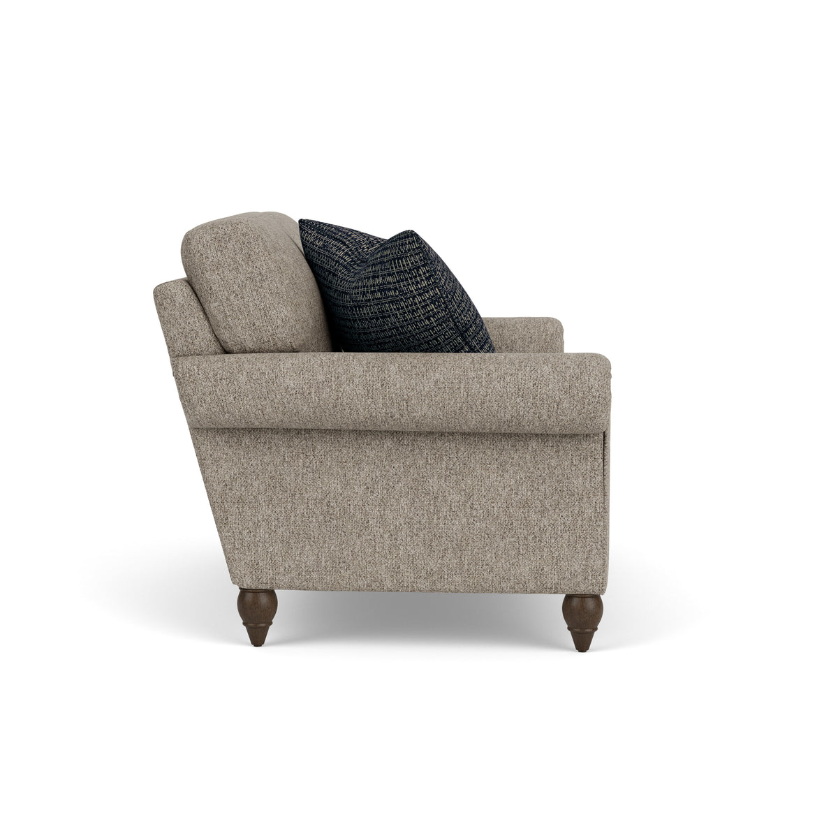 Moxy Fabric Loveseat With Rolled Arms | Flexsteel