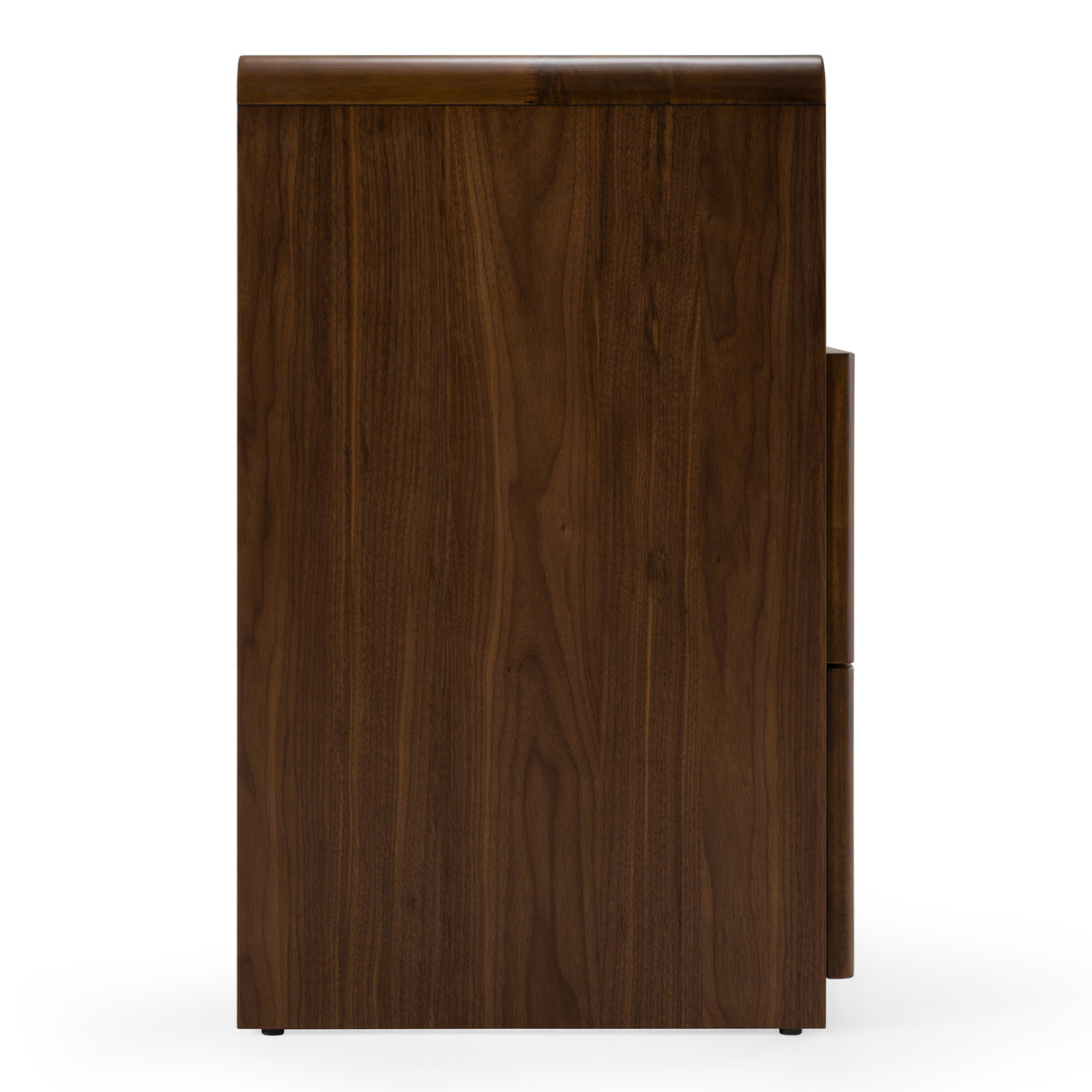 Emilio - Modern Natural Burlap + Walnut Dresser - View Image 1