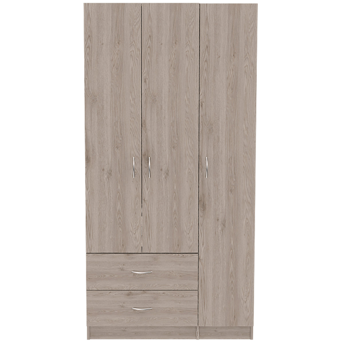 Eureka Three Door Armoire, Two Drawers, Rod - sold by Home Elegance USA
