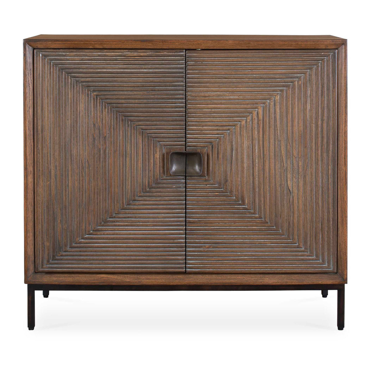 Bottom Line 2 Door Wood Cabinet Woodtone - Dark Brown by Uttermost - View 1