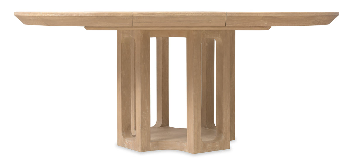 Banyon Bay Round Dining Table With One 18" Leaf - Light Brown by Hooker Furniture - View 7