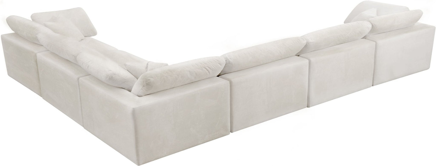 Cozy - Modular Sectional Cloud 6 Piece - Beige | Home Elegance USA