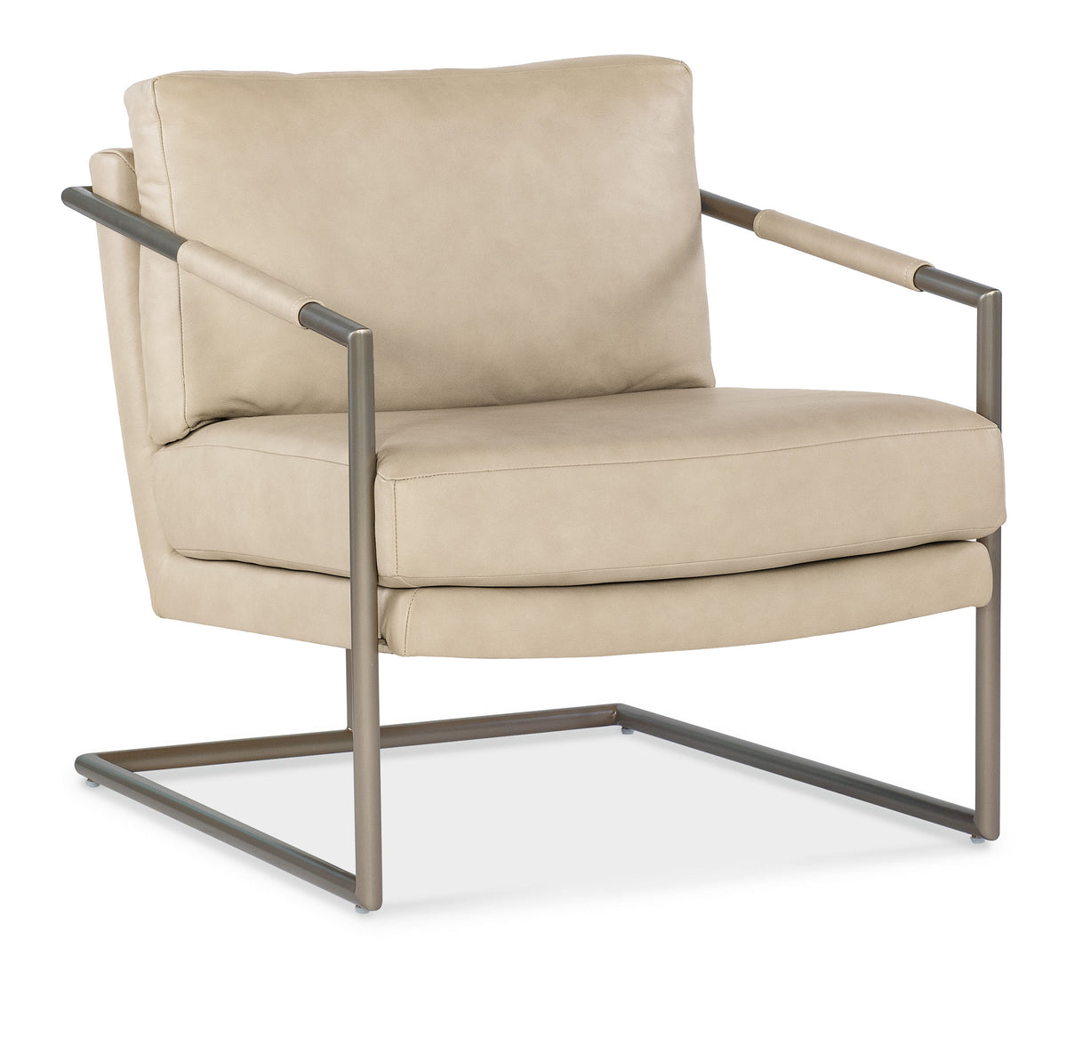 Moody Metal Chair - Beige by Hooker Furniture - View 1
