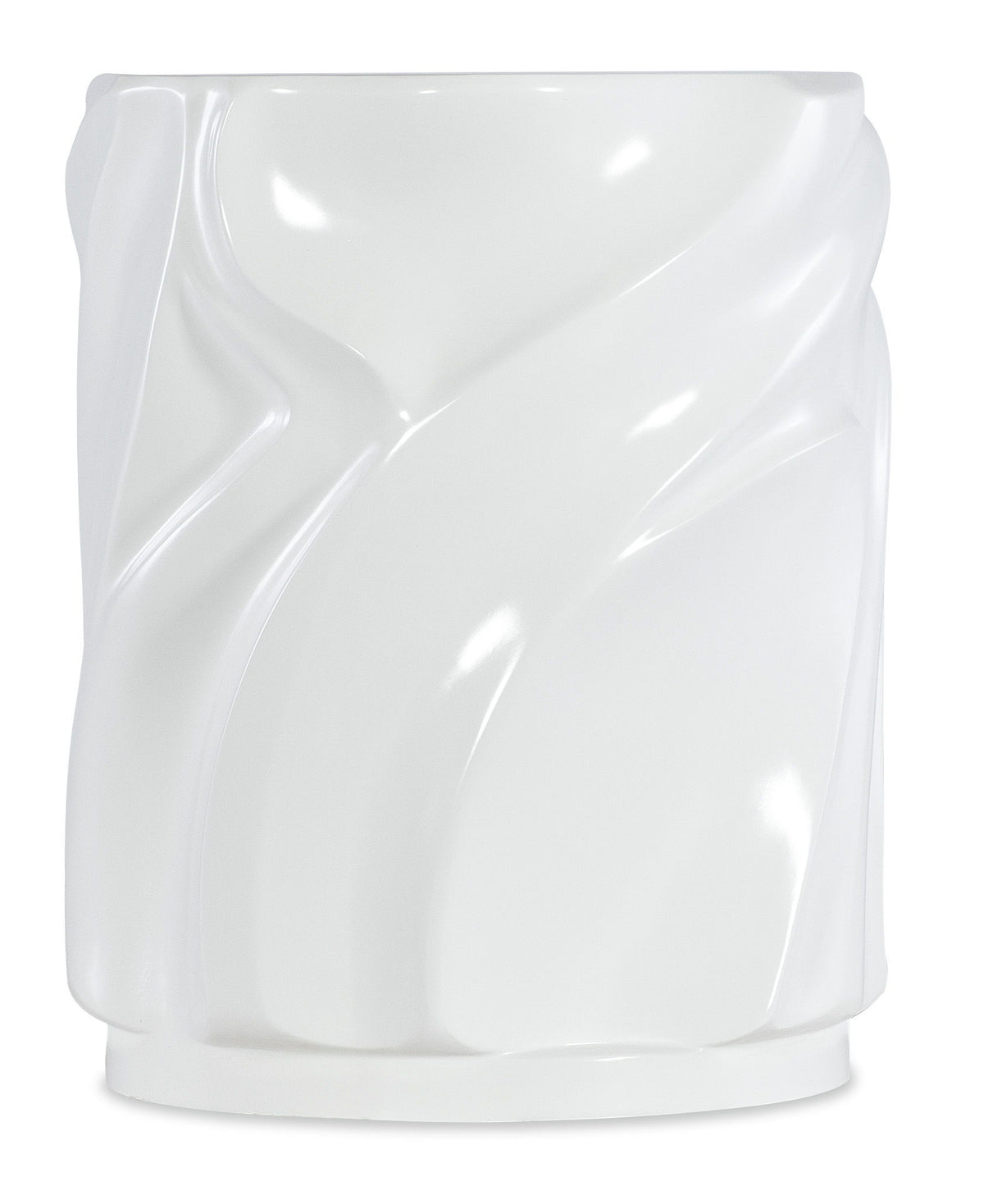 Melange Alabaster End Table - White by Hooker Furniture - View 1