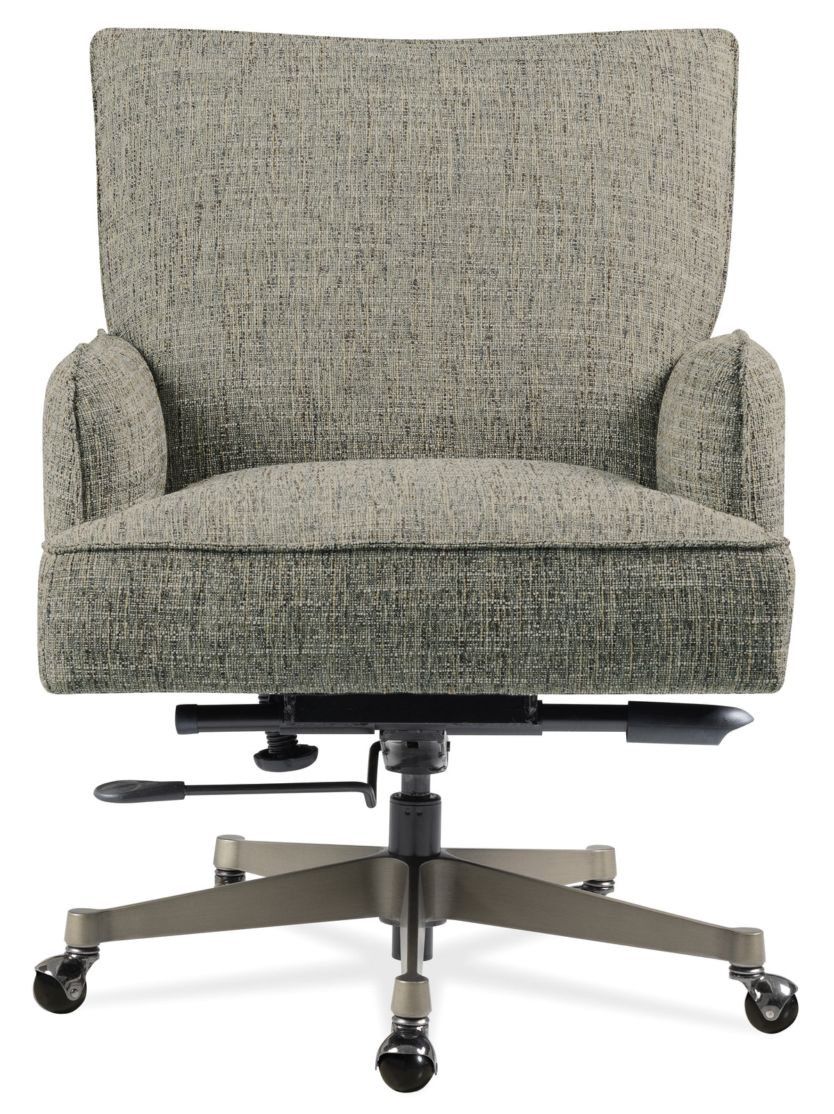 Quinn Executive Swivel Tilt Chair - Gray by Hooker Furniture - View 6