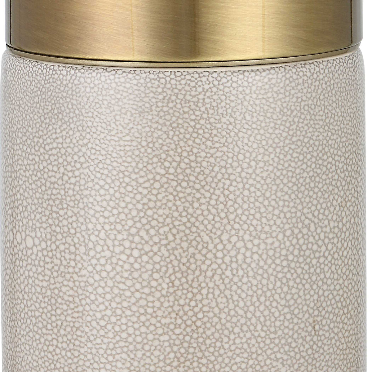 Adelia Ivory & Brass Table Lamp - Yellow by Uttermost - View 6