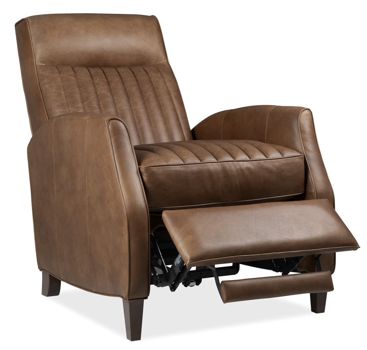 Denver Push Back Recliner - Dark Brown by Hooker Furniture - View 7