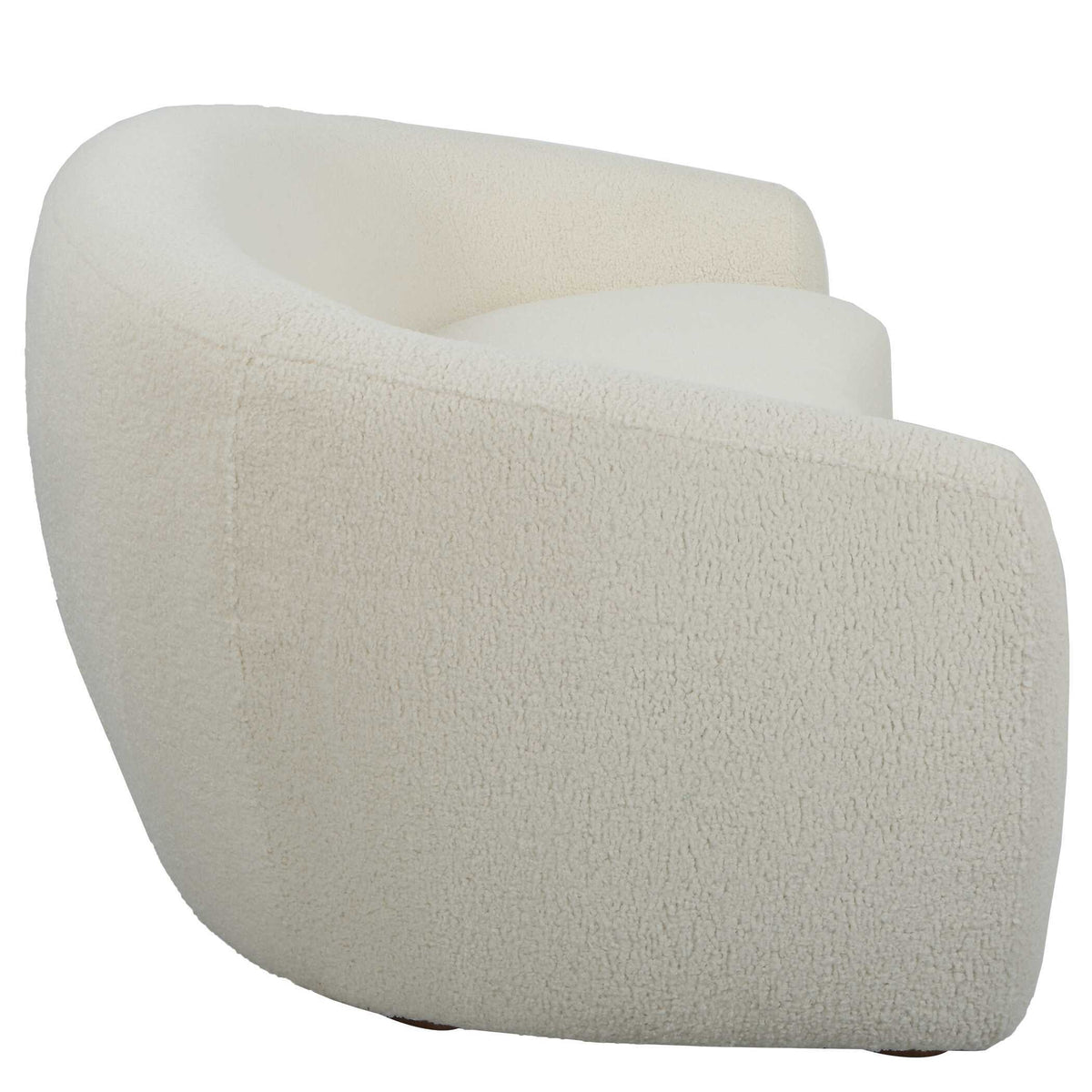 Capra Art Deco White Sofa by Uttermost - View 6