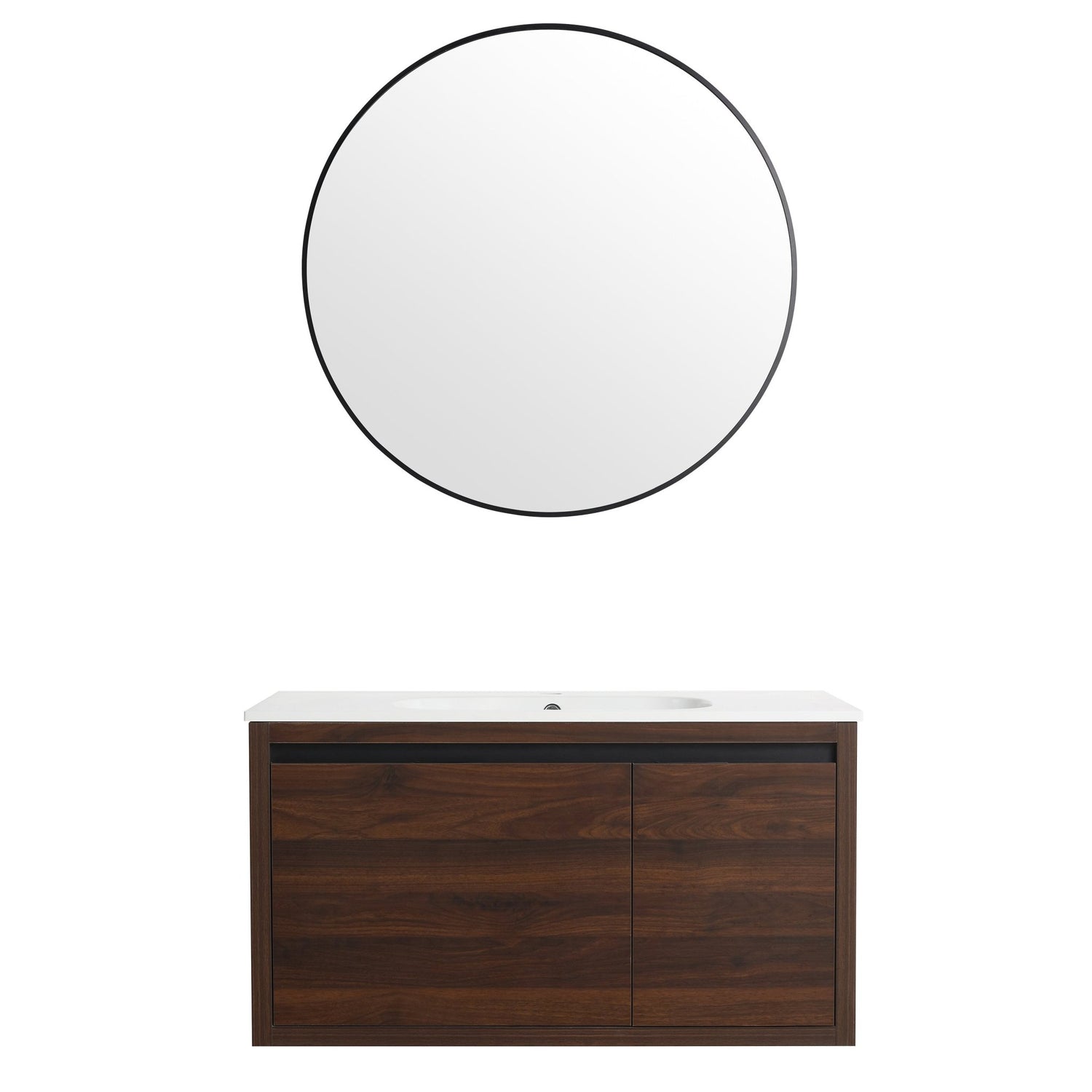 36 Inch Bathroom Vanity With Gel Sink | Home Elegance USA