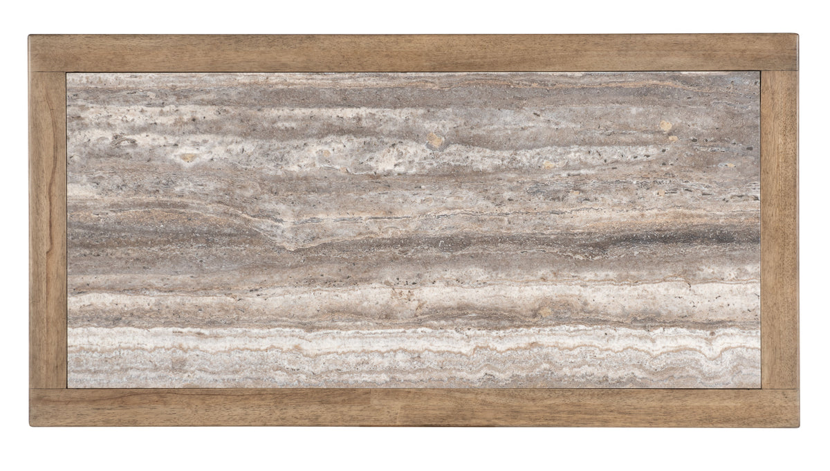 Vineyard Row Rectangle Coffee Table - Light Brown by Hooker Furniture - View 6