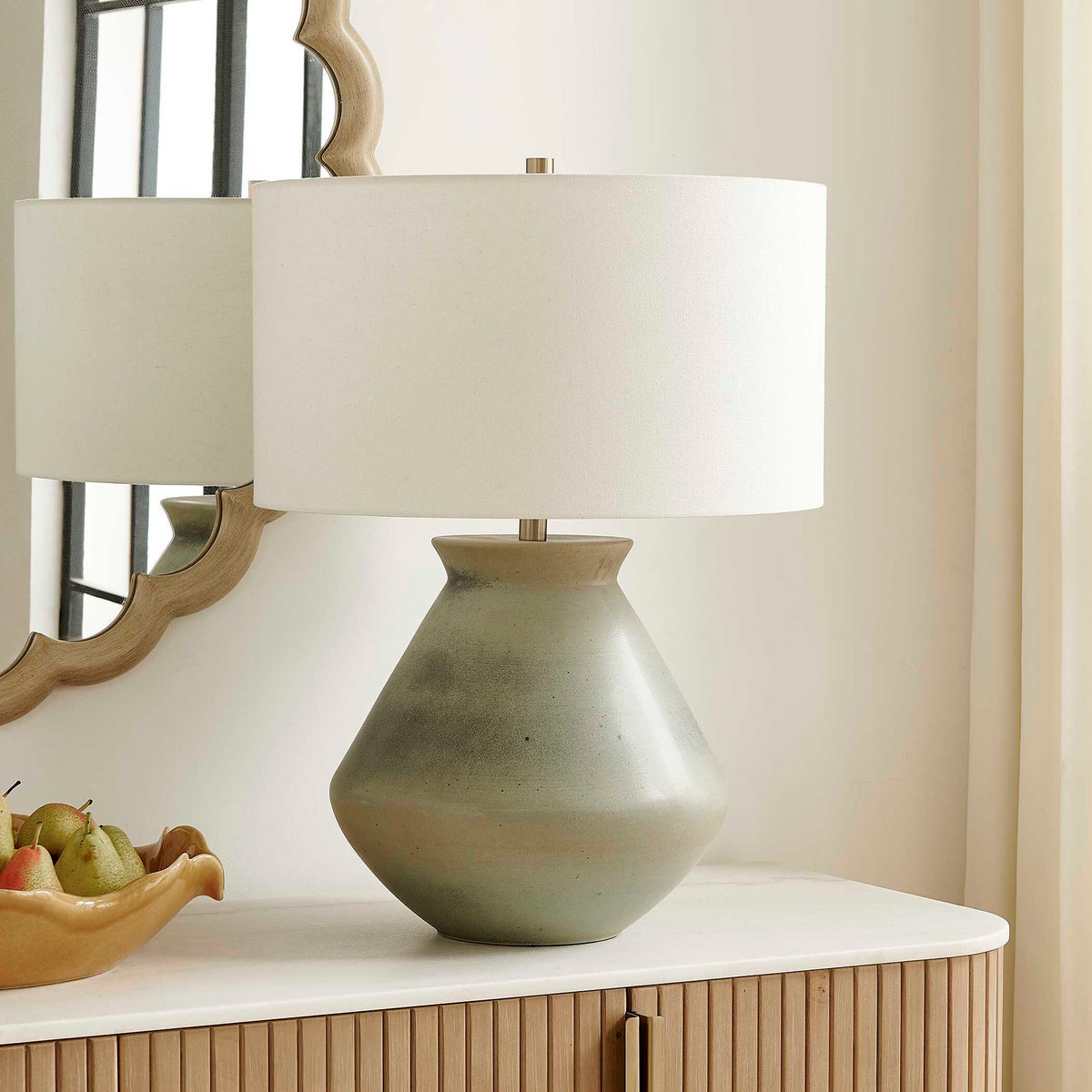 Natrone Table Lamp - Green by Uttermost - View 4
