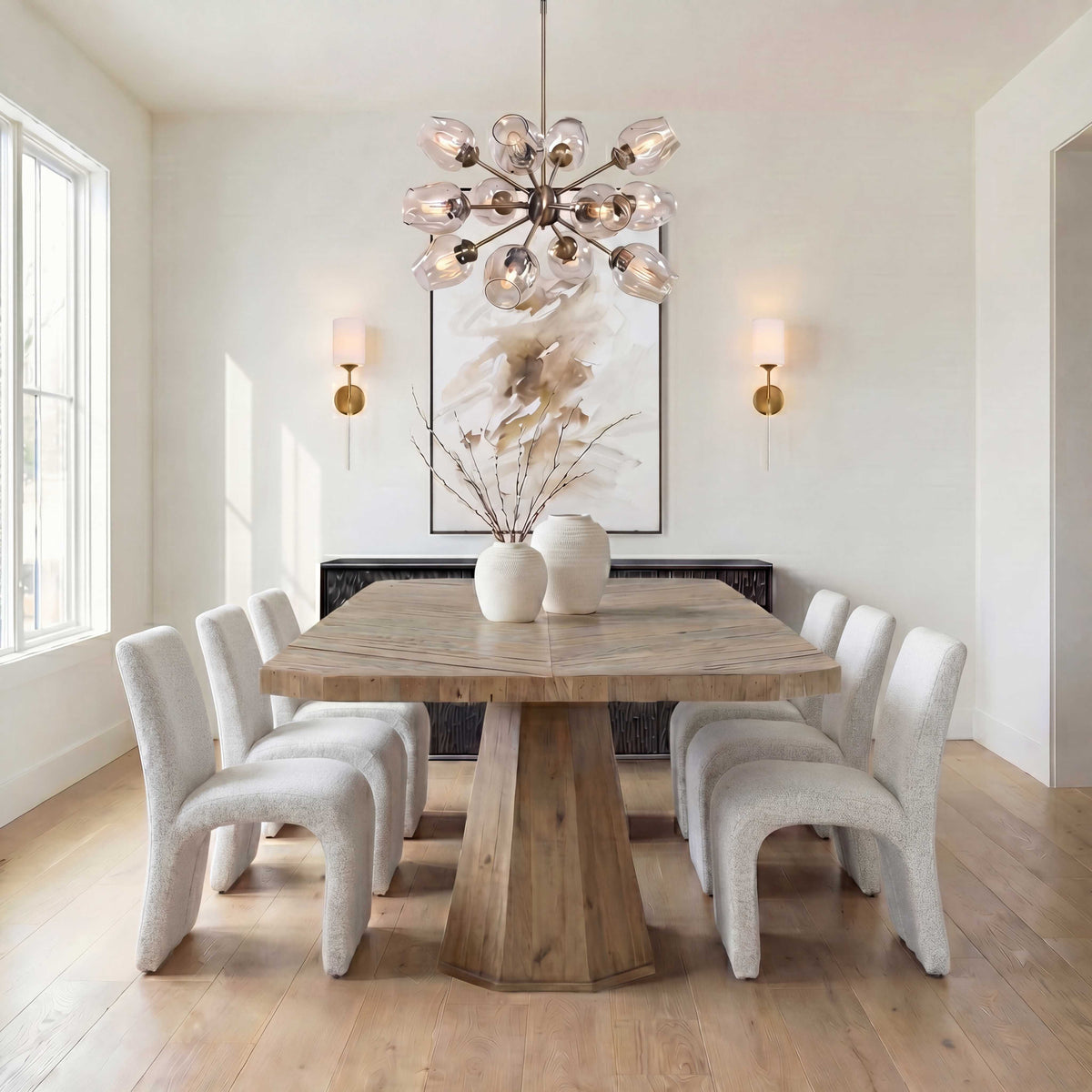Valentin Dining Chair - White by Uttermost - View 2