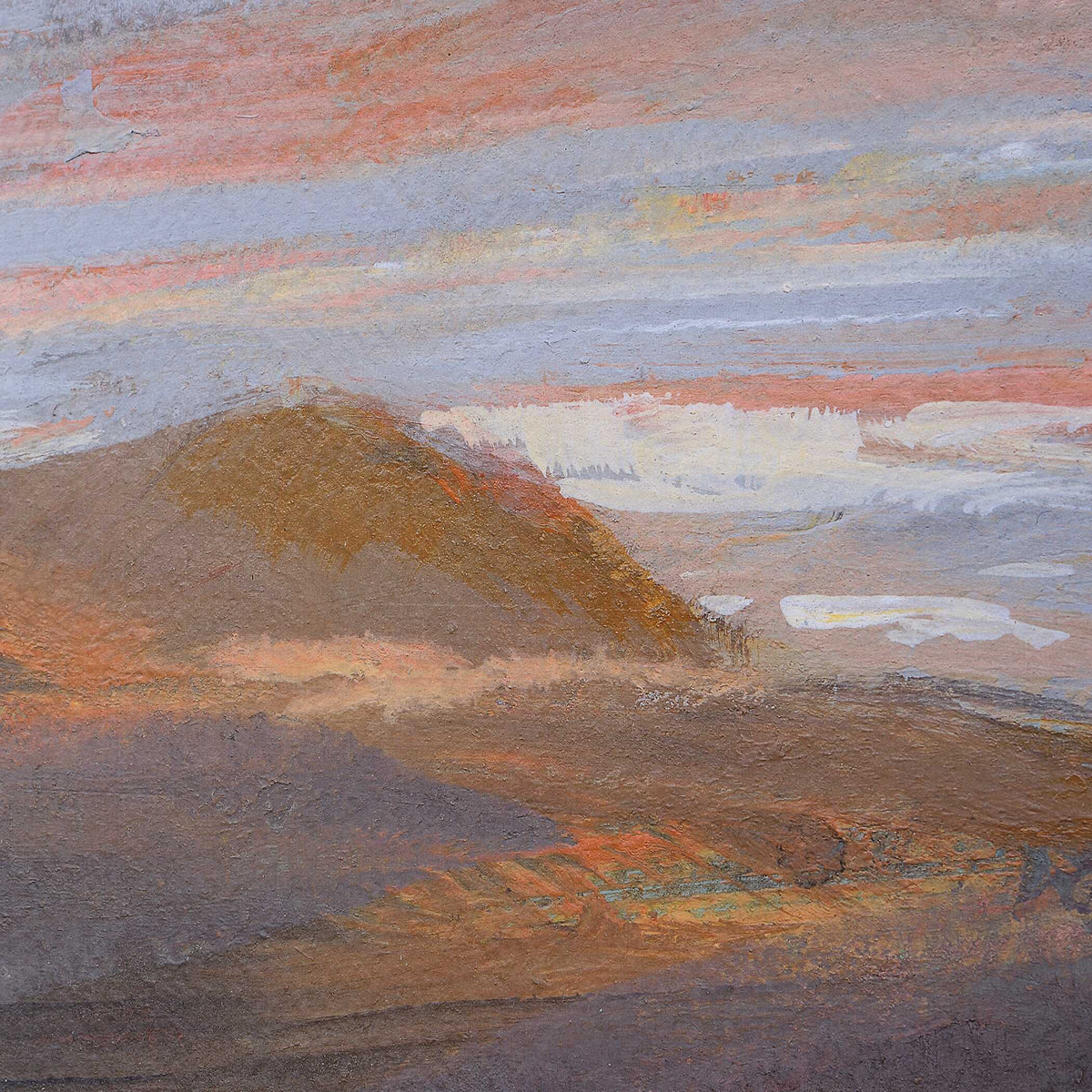 Dawn On The Hills Framed Print - Purple / Light Brown by Uttermost - View 5