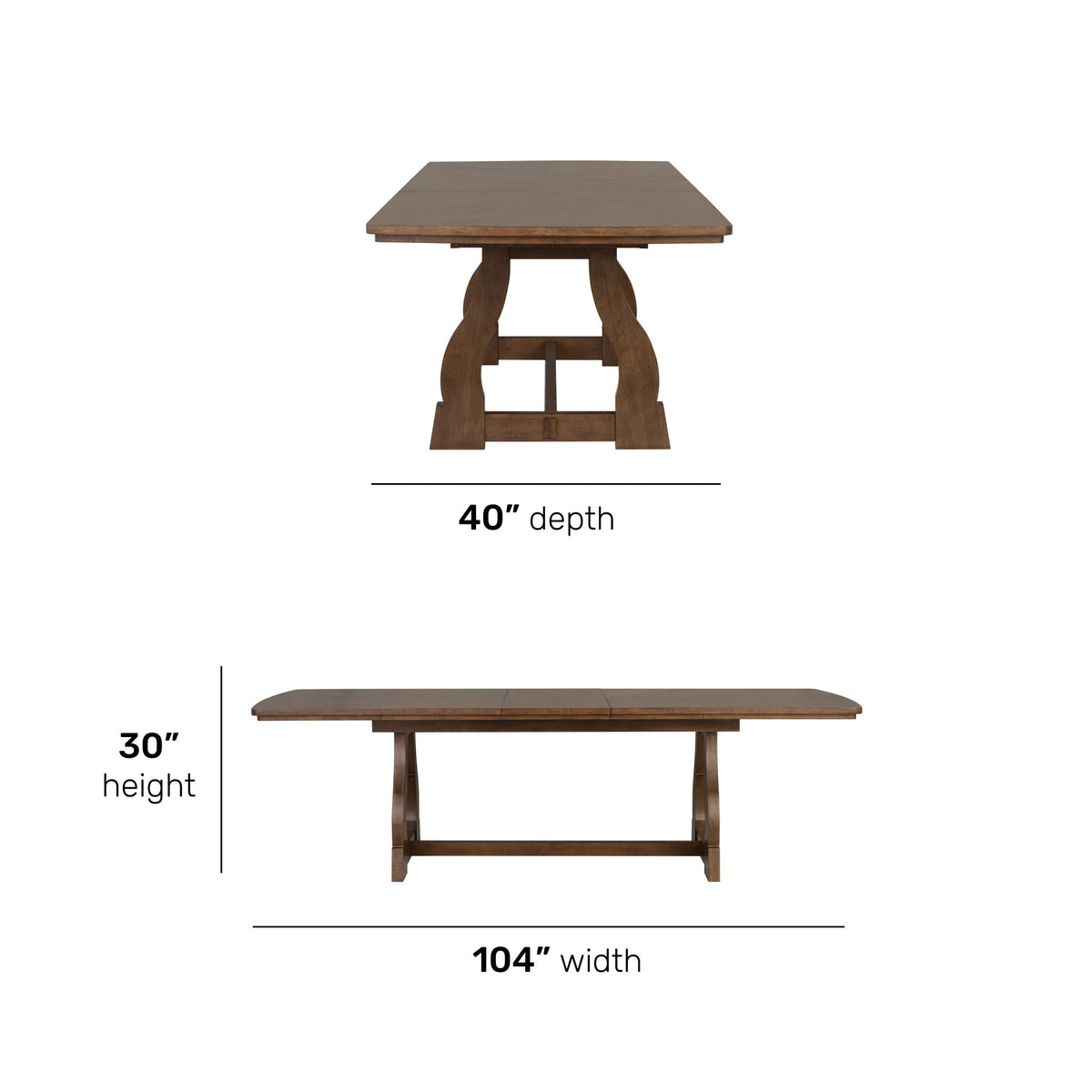 Bellevue Rectangular Dining Table - Whiskey Brown | Flexsteel