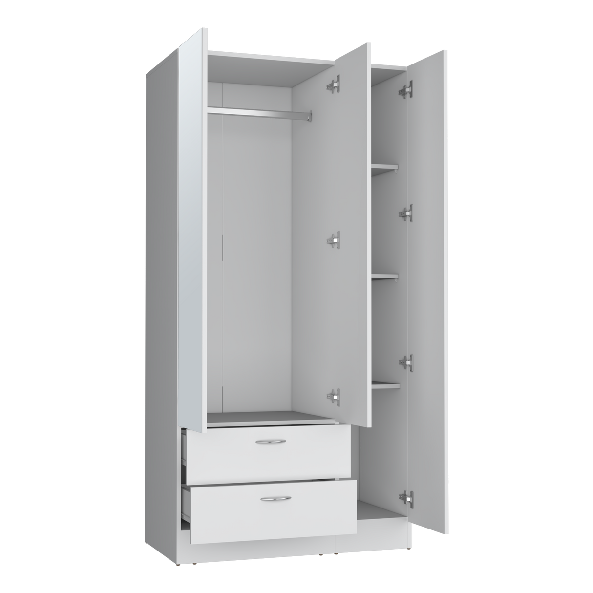 Armoire Haddam, Bedroom, White - sold by Home Elegance USA
