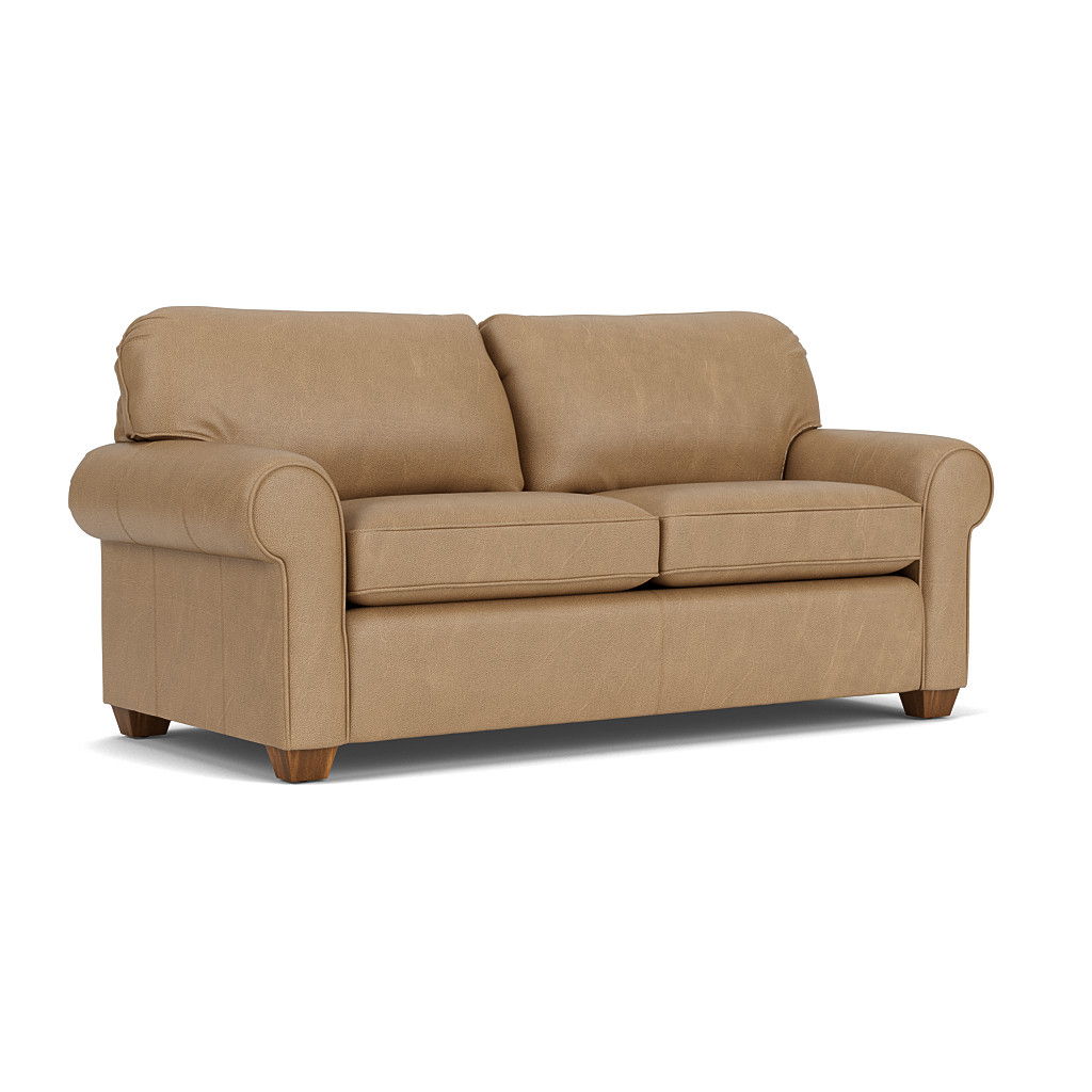 Thornton Leather Stationary Full Sleeper | Flexsteel