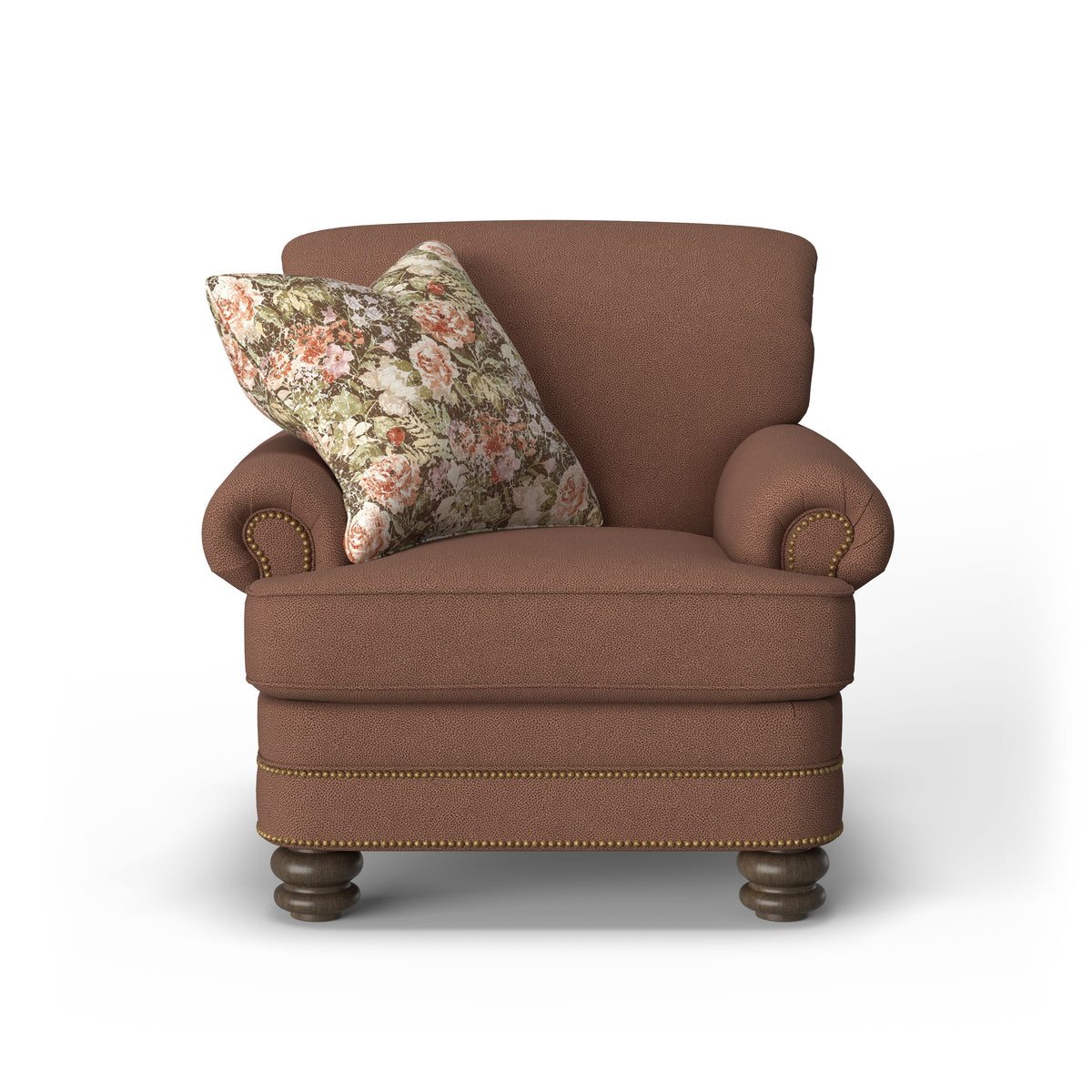 Bay Bridge Fabric Chair, Nailhead Trim | Flexsteel