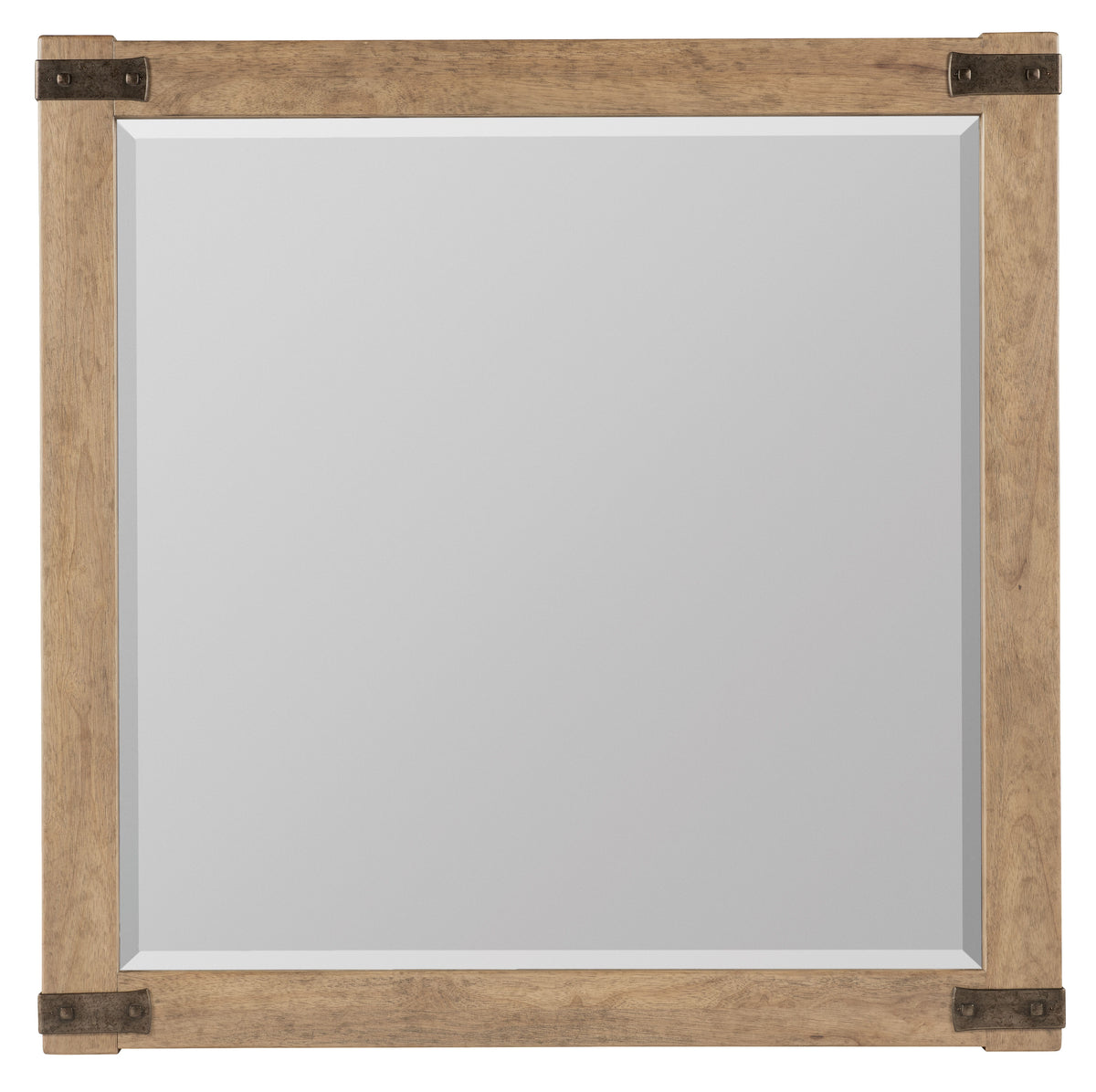 Vineyard Row Square Mirror - Light Brown by Hooker Furniture - View 1